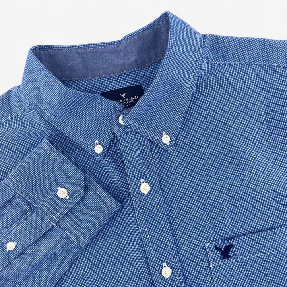 American Eagle Outfitters Mens Long Sleeve Button Down Shirt Large
